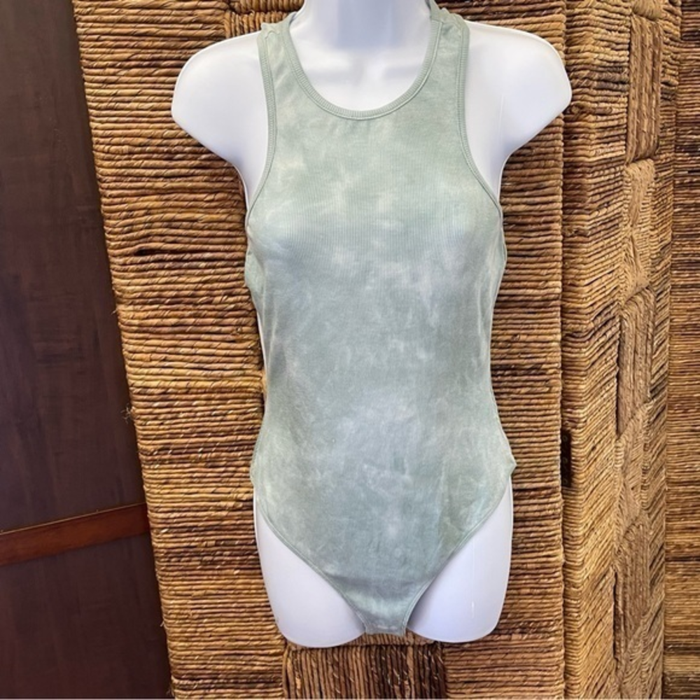 Lelis sage green bodysuit. NWT. SIZE L